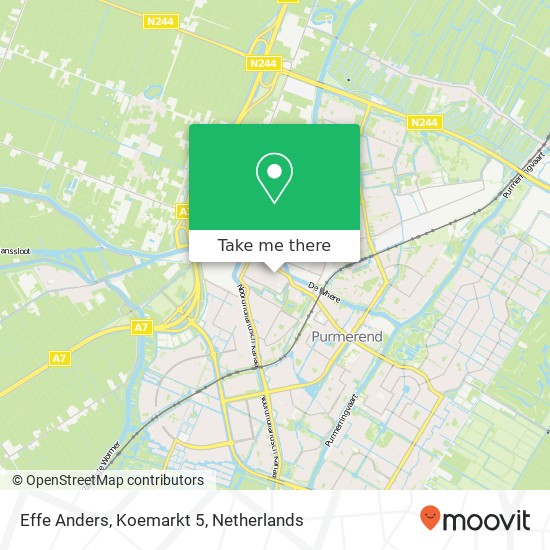 Effe Anders, Koemarkt 5 map