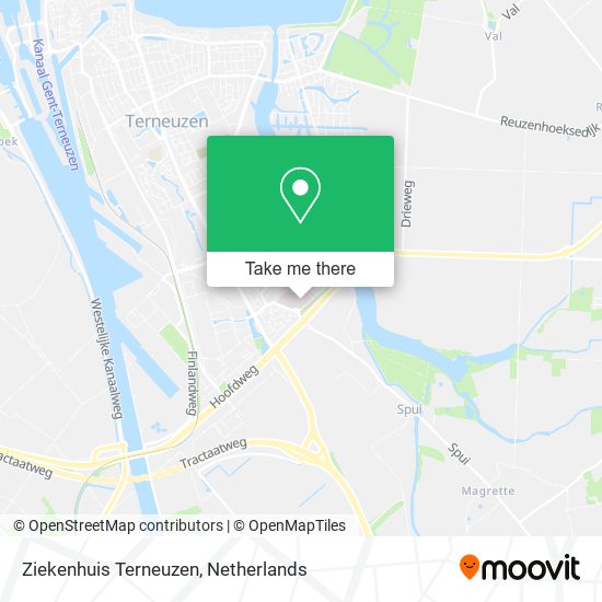 Ziekenhuis Terneuzen Karte