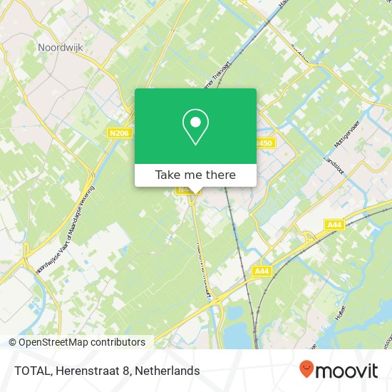 TOTAL, Herenstraat 8 map