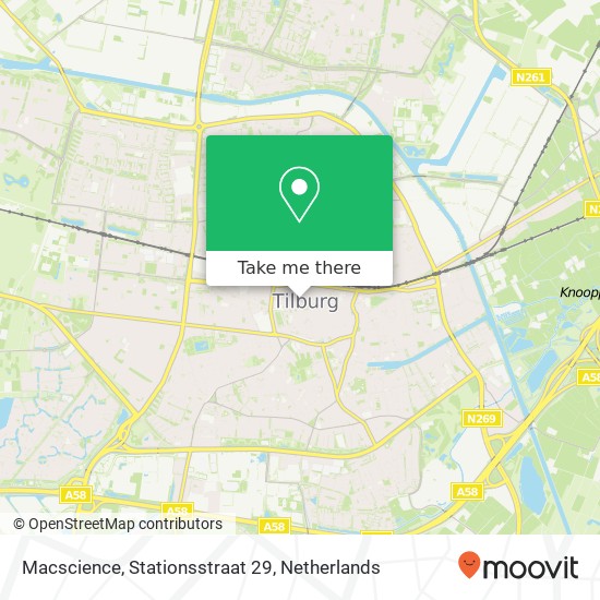 Macscience, Stationsstraat 29 map