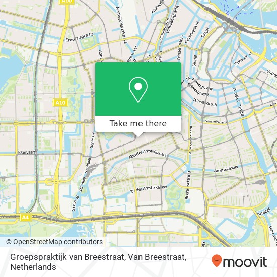 Groepspraktijk van Breestraat, Van Breestraat map