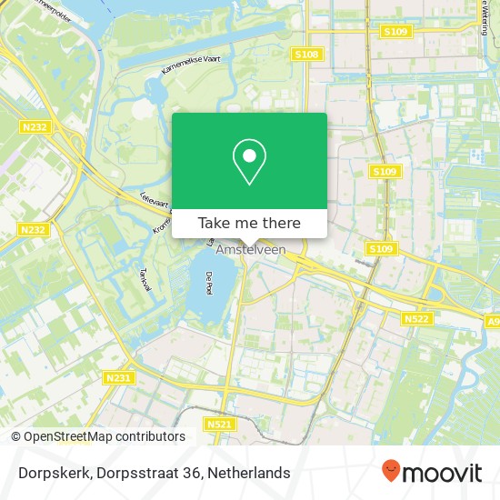 Dorpskerk, Dorpsstraat 36 map