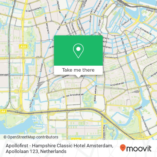 Apollofirst - Hampshire Classic Hotel Amsterdam, Apollolaan 123 map