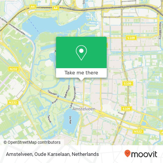 Amstelveen, Oude Karselaan map