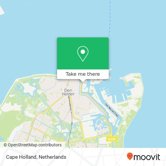 Cape Holland map