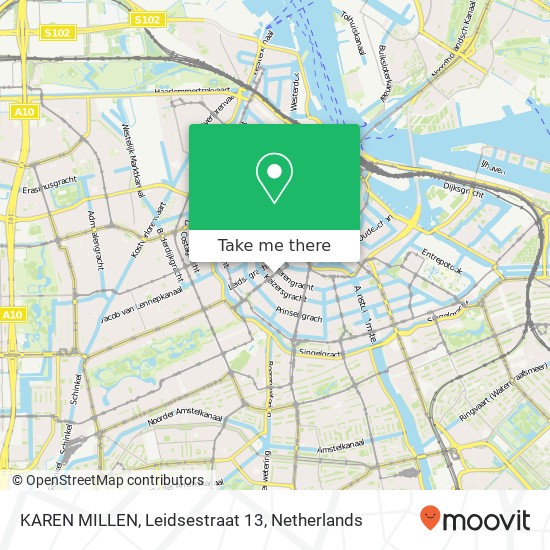 KAREN MILLEN, Leidsestraat 13 map