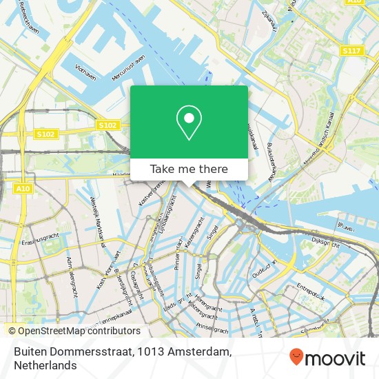Buiten Dommersstraat, 1013 Amsterdam Karte