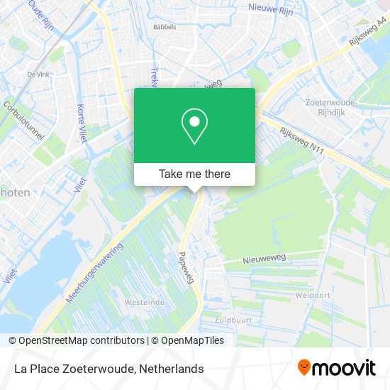 La Place Zoeterwoude map