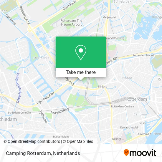 Camping Rotterdam map