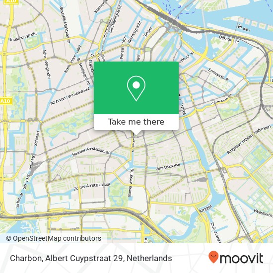 Charbon, Albert Cuypstraat 29 map