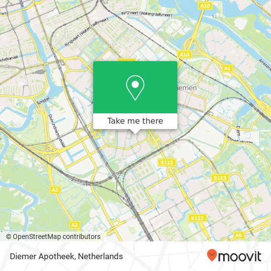 Diemer Apotheek map