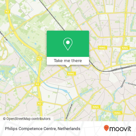 Philips Competence Centre map