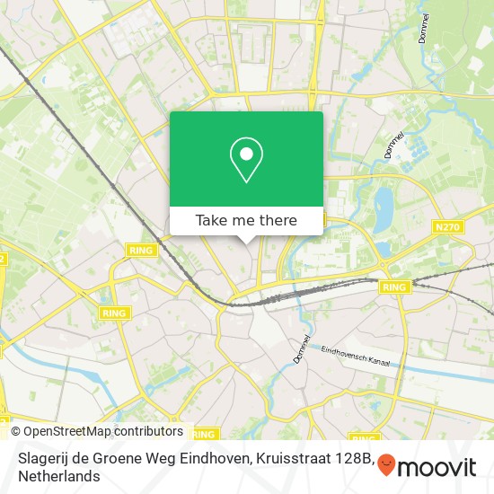 Slagerij de Groene Weg Eindhoven, Kruisstraat 128B Karte