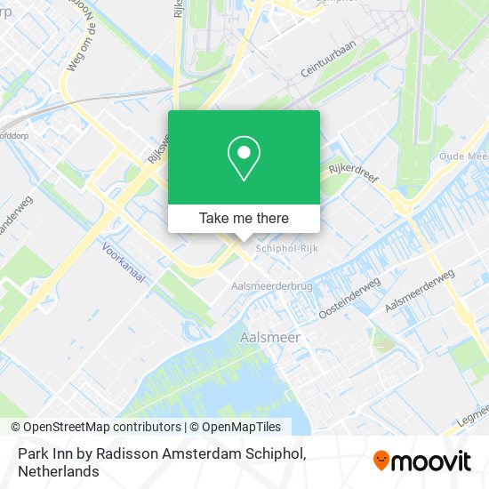 Park Inn by Radisson Amsterdam Schiphol Karte