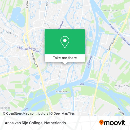 Anna van Rijn College map