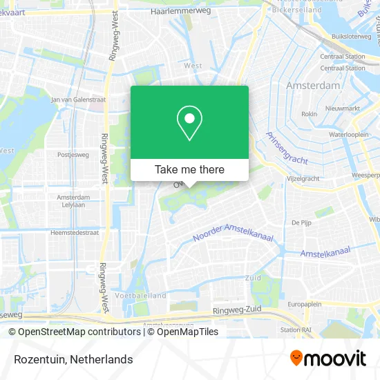 Rozentuin map