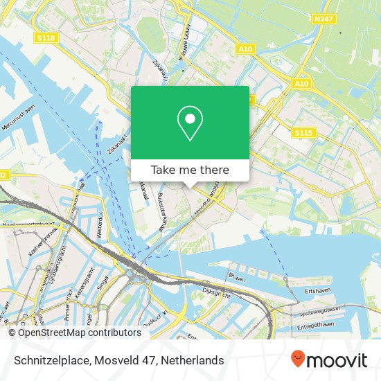 Schnitzelplace, Mosveld 47 map