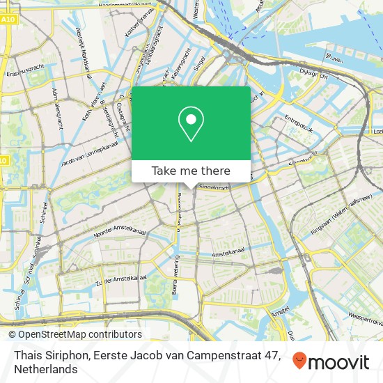 Thais Siriphon, Eerste Jacob van Campenstraat 47 map