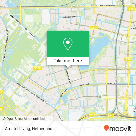 Amstel Living map