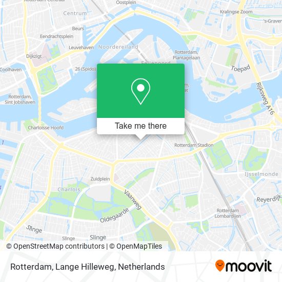 Rotterdam, Lange Hilleweg map
