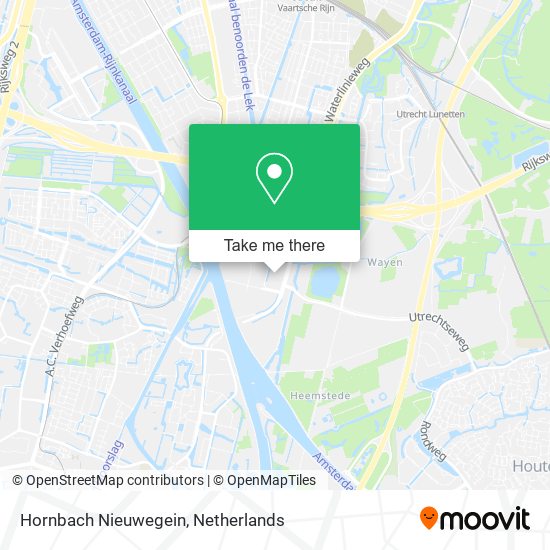 Hornbach Nieuwegein map