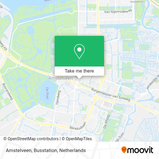 Amstelveen, Busstation map
