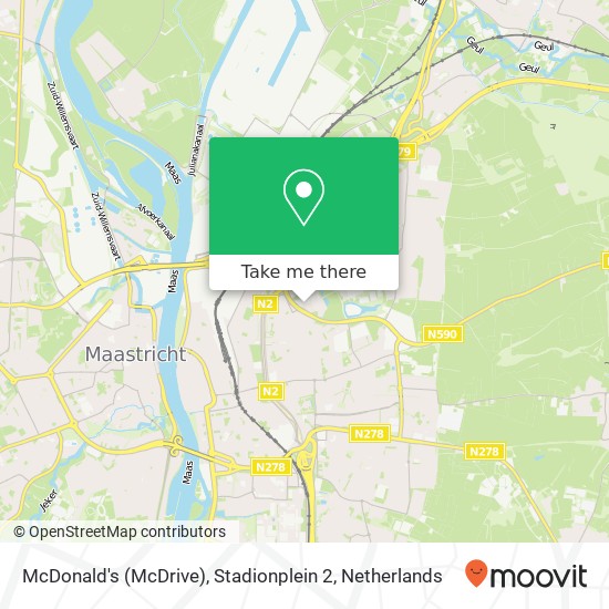 McDonald's (McDrive), Stadionplein 2 map