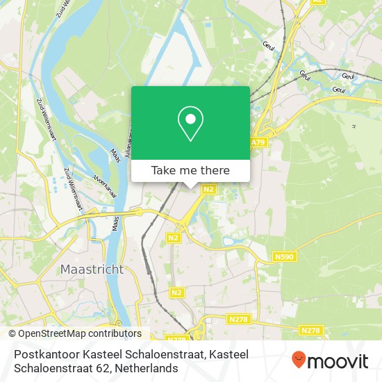 Postkantoor Kasteel Schaloenstraat, Kasteel Schaloenstraat 62 Karte