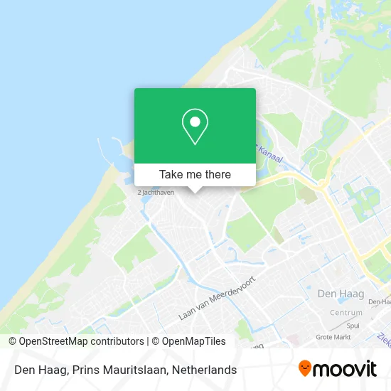 Den Haag, Prins Mauritslaan map