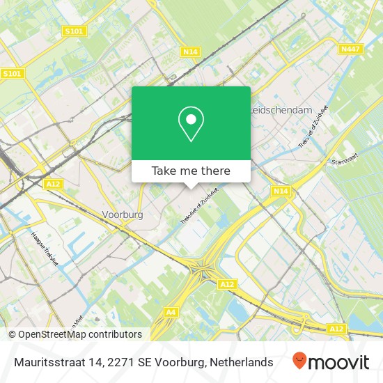 Mauritsstraat 14, 2271 SE Voorburg map