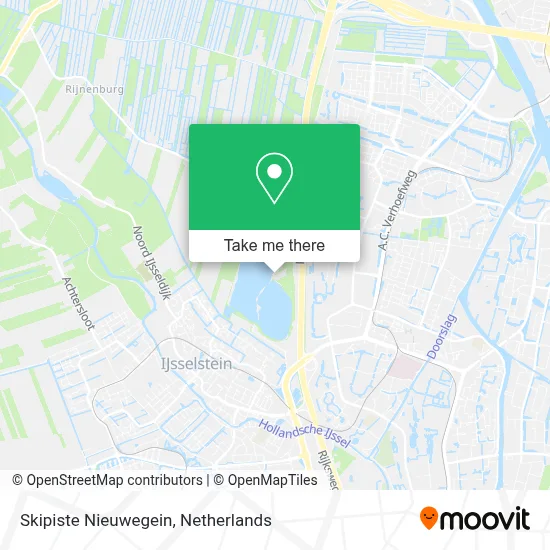 Skipiste Nieuwegein map