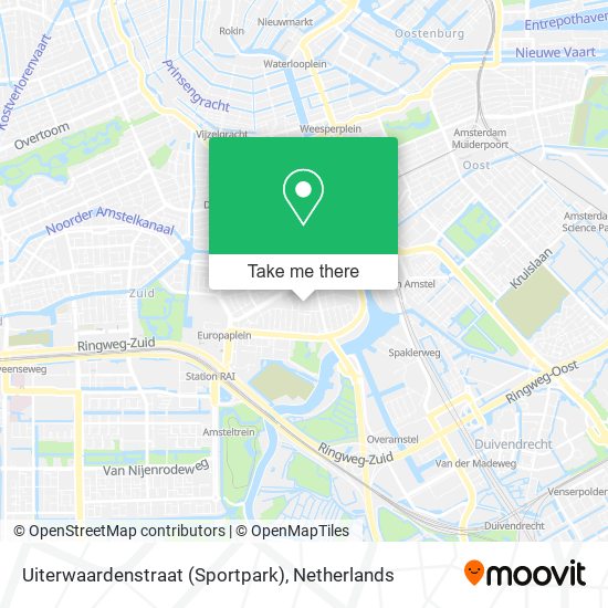 Uiterwaardenstraat (Sportpark) map