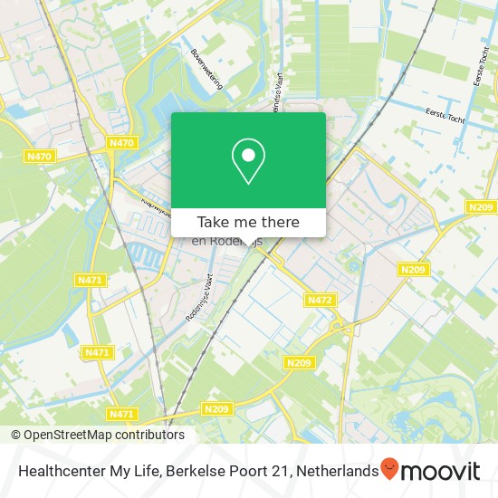 Healthcenter My Life, Berkelse Poort 21 map