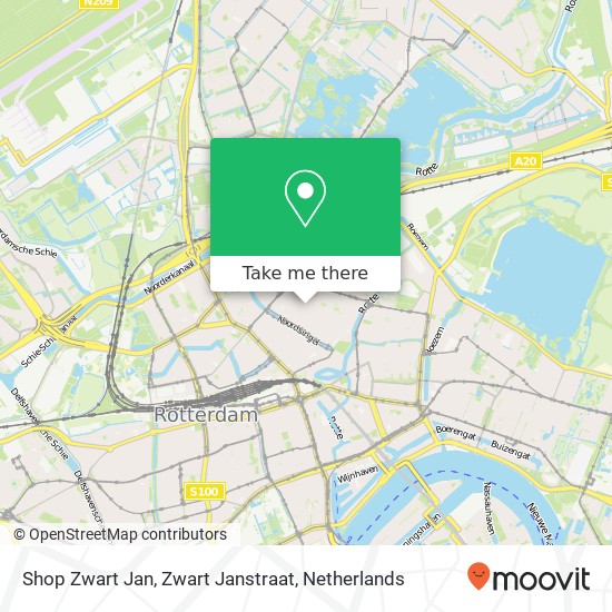 Shop Zwart Jan, Zwart Janstraat map