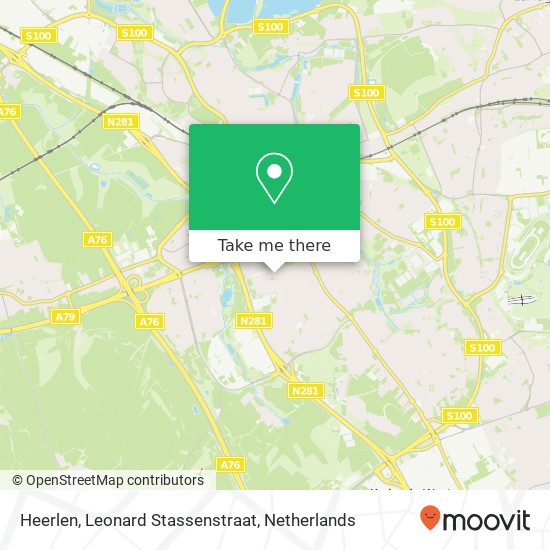 Heerlen, Leonard Stassenstraat map