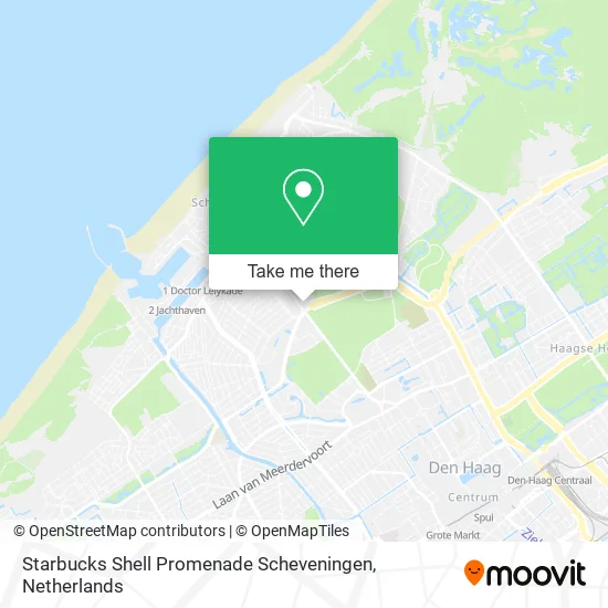 Starbucks Shell Promenade Scheveningen map