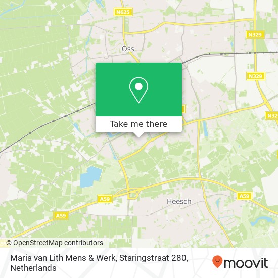 Maria van Lith Mens & Werk, Staringstraat 280 map