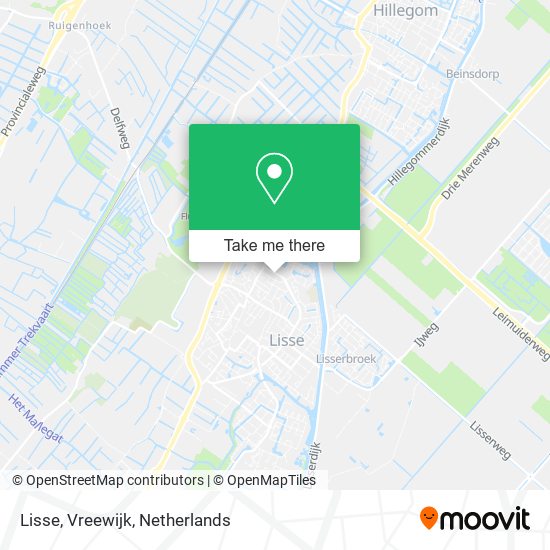 Lisse, Vreewijk Karte