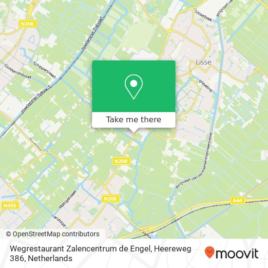 Wegrestaurant Zalencentrum de Engel, Heereweg 386 map