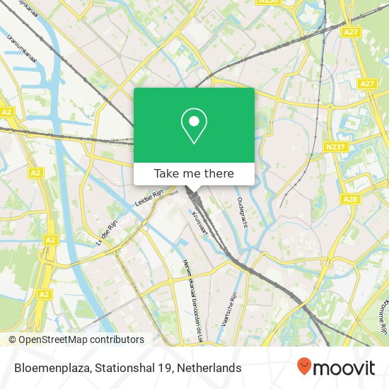 Bloemenplaza, Stationshal 19 map
