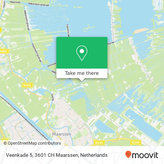 Veenkade 5, 3601 CH Maarssen map