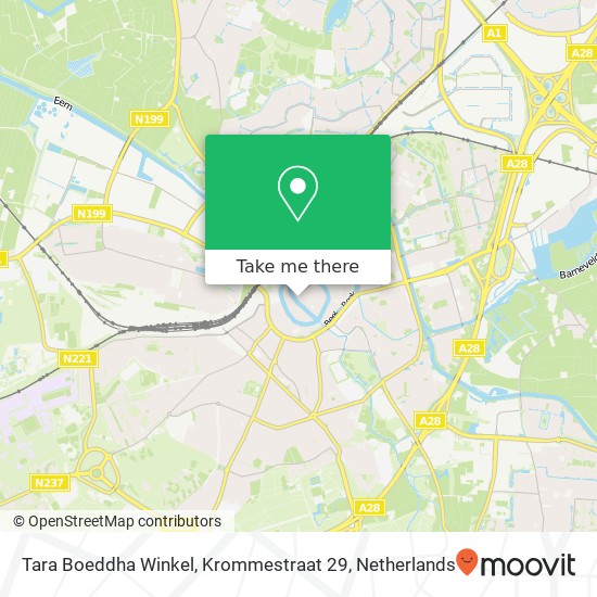 Tara Boeddha Winkel, Krommestraat 29 map