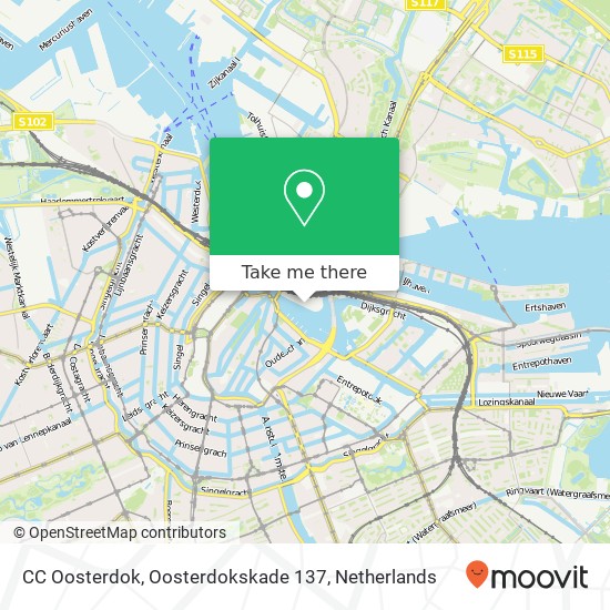 CC Oosterdok, Oosterdokskade 137 map