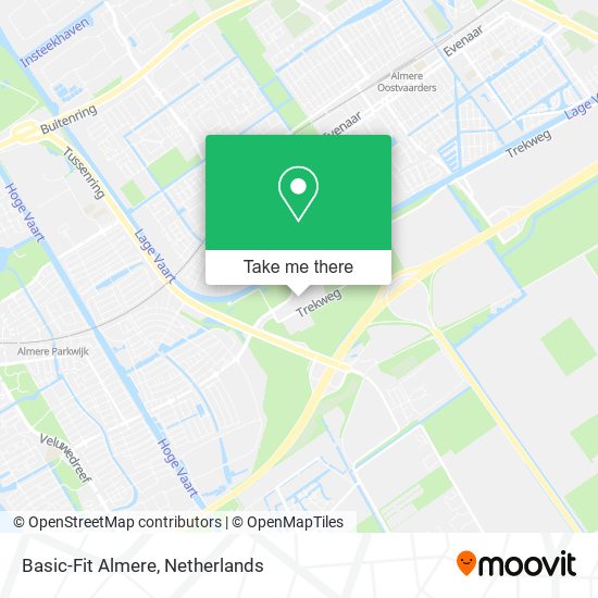 Basic-Fit Almere map