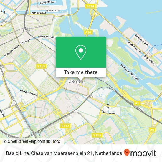 Basic-Line, Claas van Maarssenplein 21 map