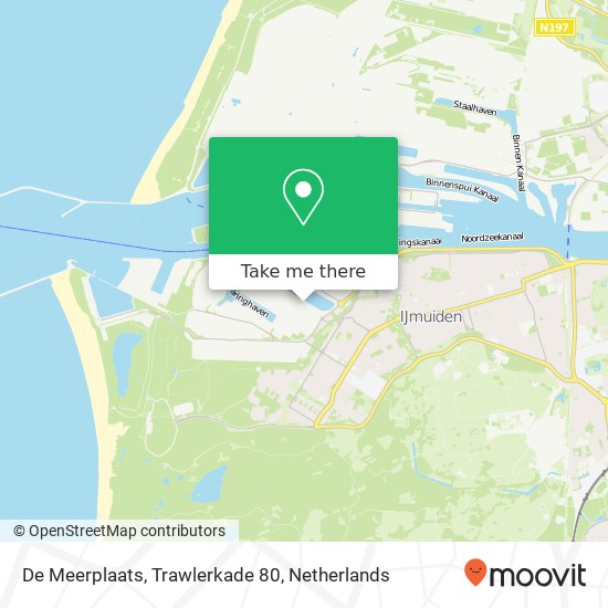 De Meerplaats, Trawlerkade 80 Karte