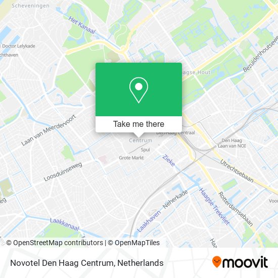 Novotel Den Haag Centrum map