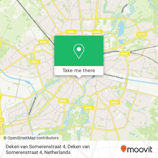 Deken van Somerenstraat 4, Deken van Somerenstraat 4 map