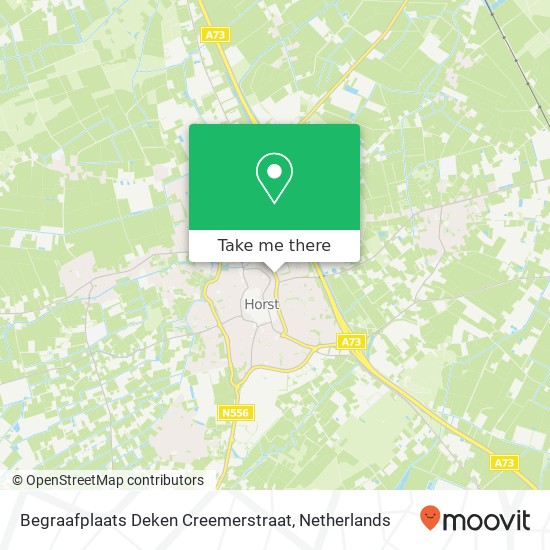 Begraafplaats Deken Creemerstraat map