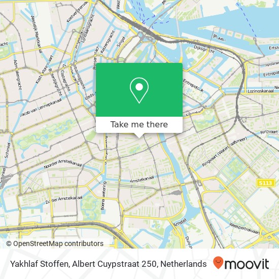 Yakhlaf Stoffen, Albert Cuypstraat 250 map